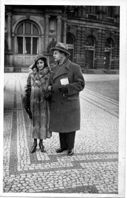 Franz Bodo en voyage de noces